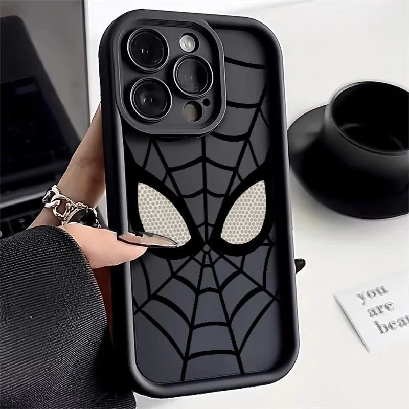 Spider Phone Case Y2k Hip Hop Phone Case iphone 14 Pro 15 Plus 13 ProMax 12 11 Phone Case Couples Accessories Phone Case