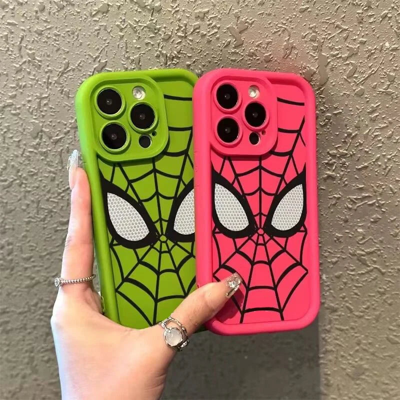 Spider Phone Case Y2k Hip Hop Phone Case iphone 14 Pro 15 Plus 13 ProMax 12 11 Phone Case Couples Accessories Phone Case