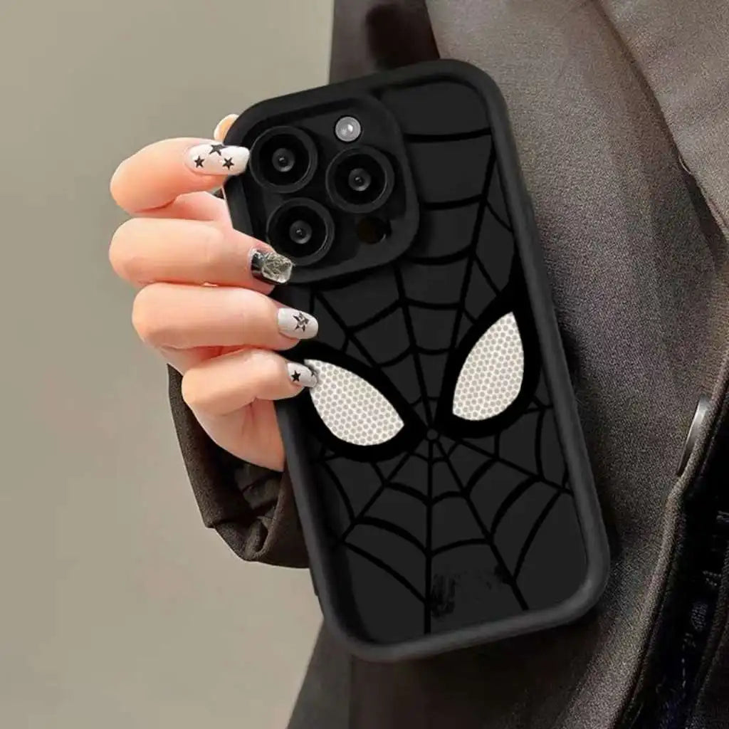 Spider Phone Case Y2k Hip Hop Phone Case iphone 14 Pro 15 Plus 13 ProMax 12 11 Phone Case Couples Accessories Phone Case