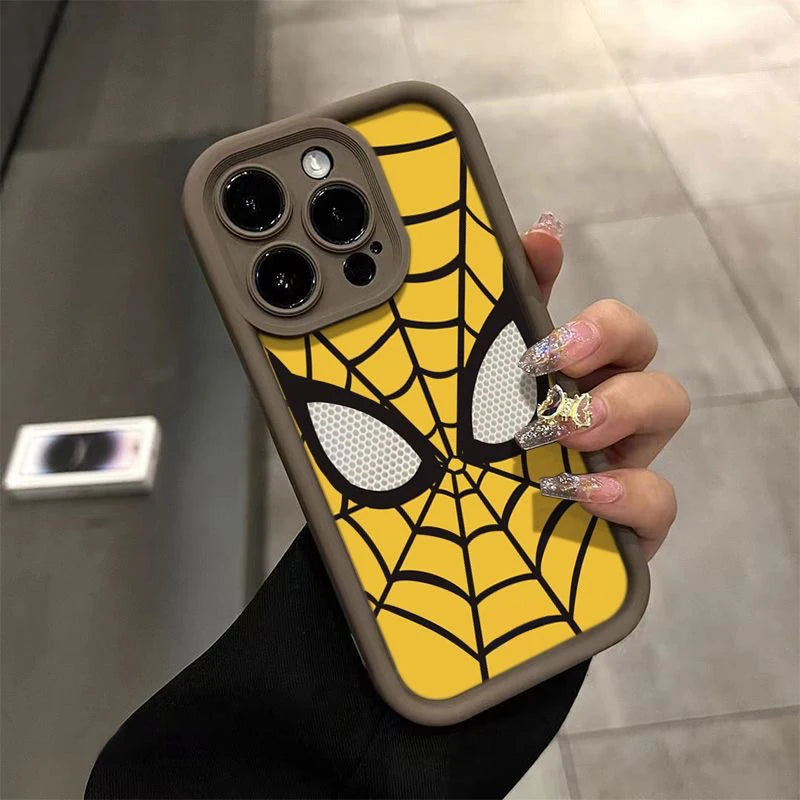 Spider Phone Case Y2k Hip Hop Phone Case iphone 14 Pro 15 Plus 13 ProMax 12 11 Phone Case Couples Accessories Phone Case