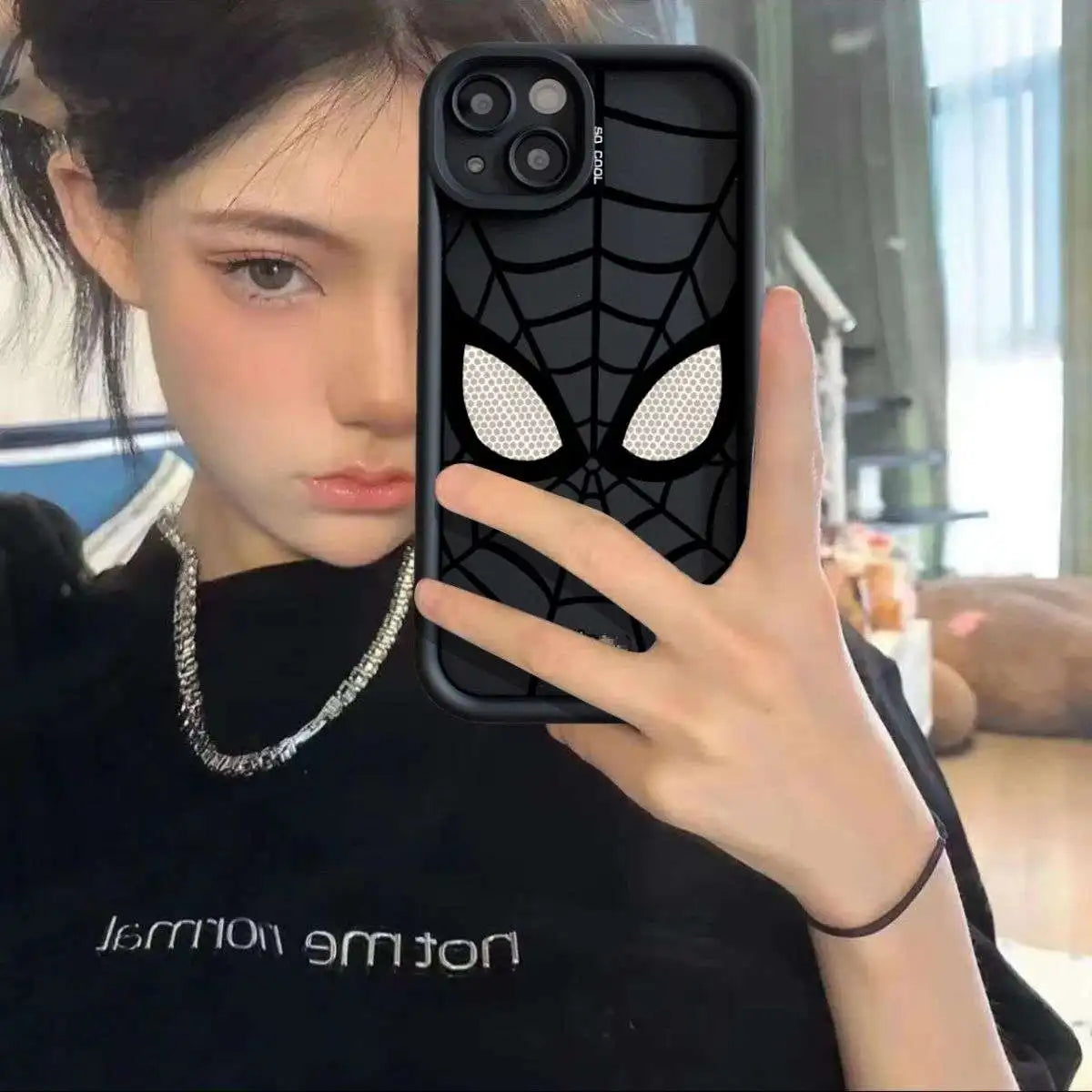 Spider Phone Case Y2k Hip Hop Phone Case iphone 14 Pro 15 Plus 13 ProMax 12 11 Phone Case Couples Accessories Phone Case